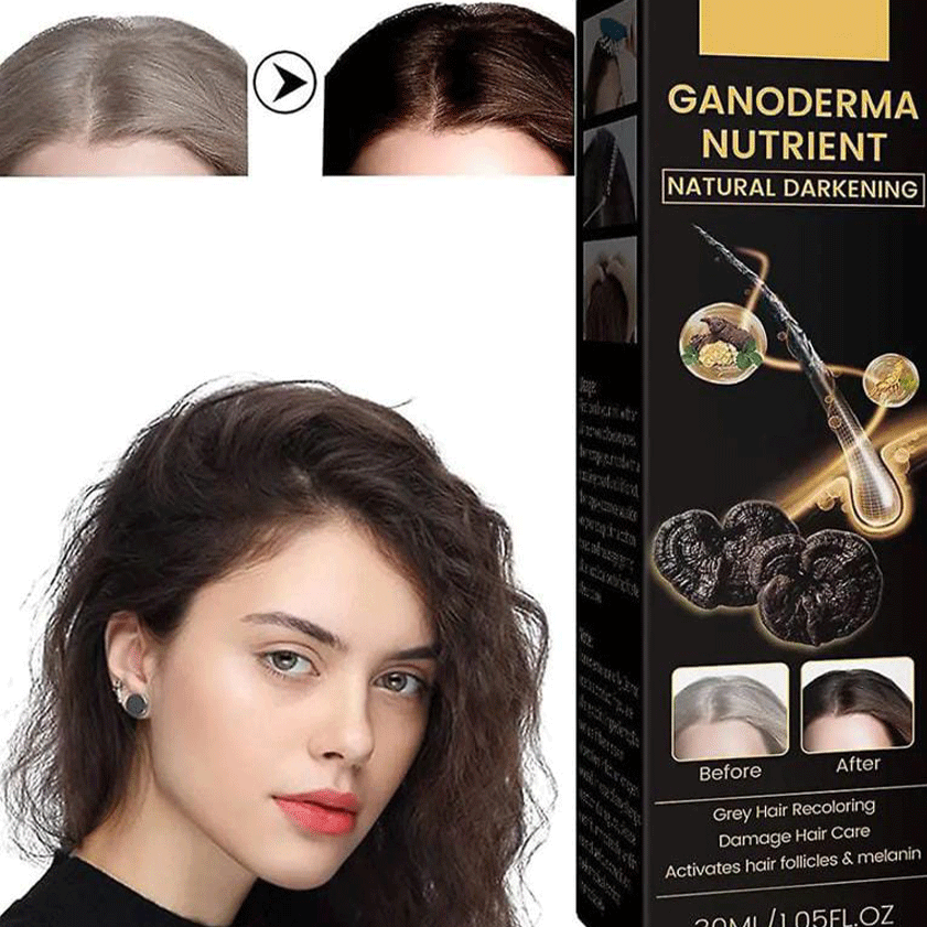 Anti-greying Hair Serum , Drakkar Hair Capped Bottle Organic Ganoderma For Men & Women