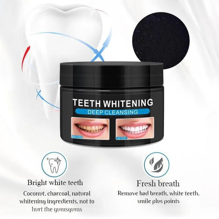 CHARCOAL TEETH WHITENING POWDER