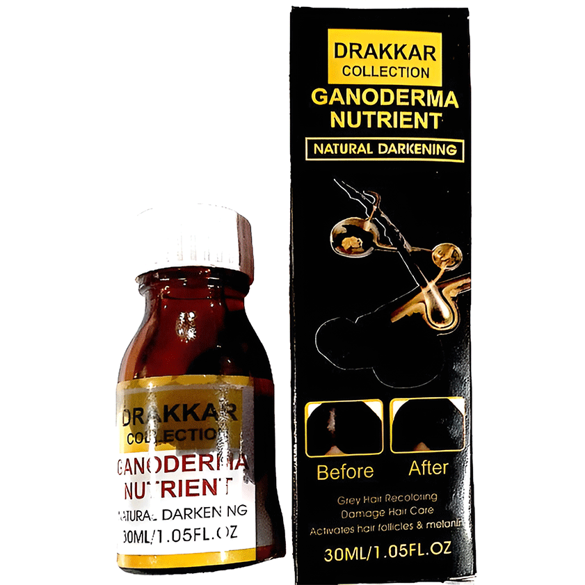 Anti-greying Hair Serum , Drakkar Hair Capped Bottle Organic Ganoderma For Men & Women