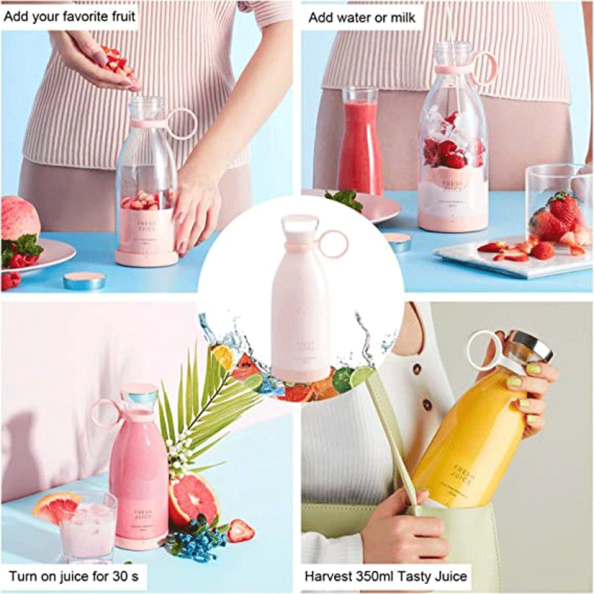 Portable Mini Juicer Bottle