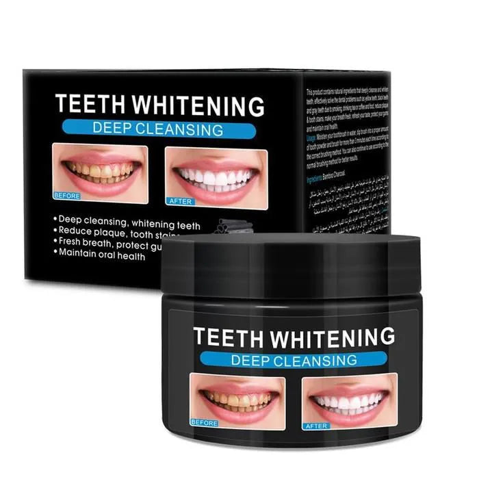 CHARCOAL TEETH WHITENING POWDER