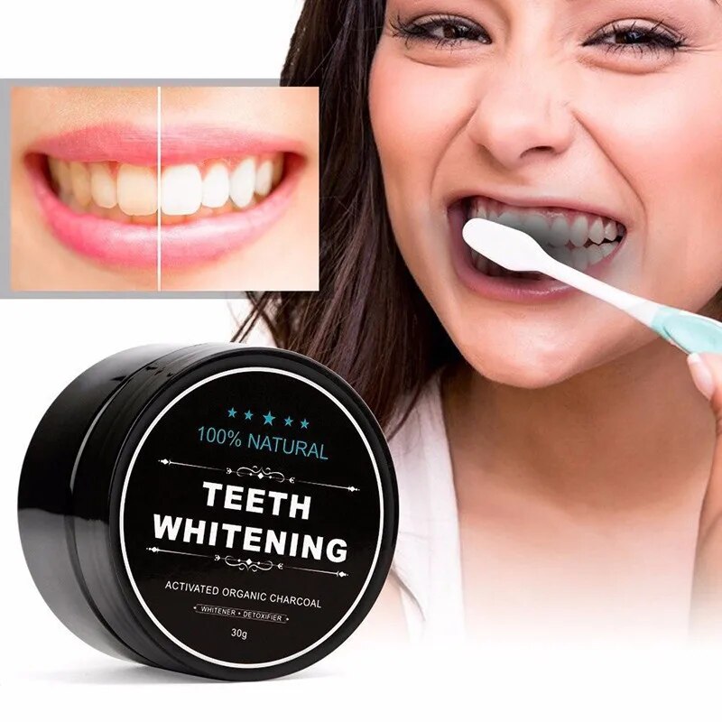 CHARCOAL TEETH WHITENING POWDER