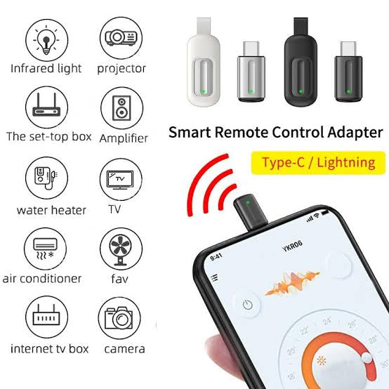 Smartphone I Remote Controller Mini Adapter Type C/Micro USB Interface Smart App Control Wireless Infrared Phone Universal Remote Control