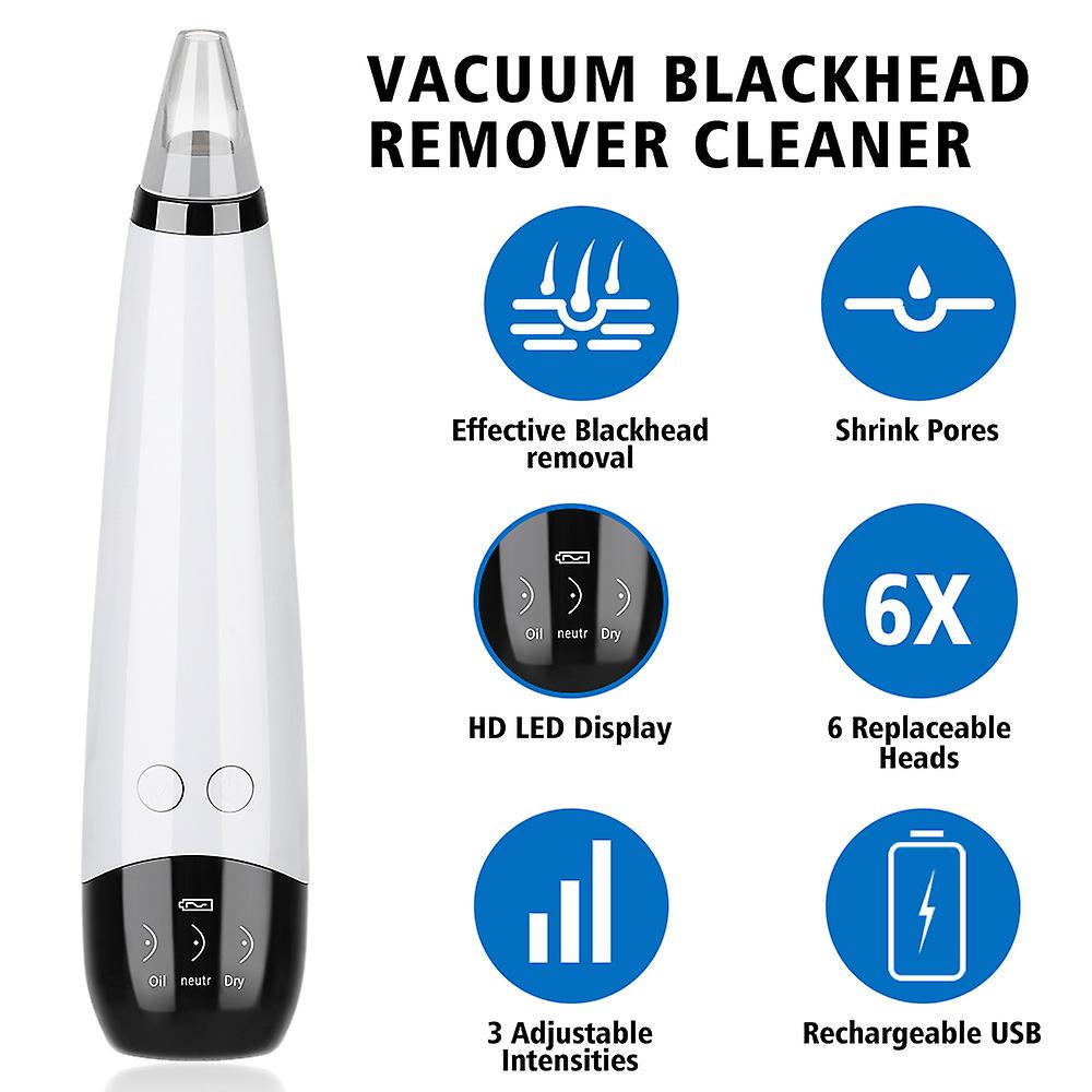 6 IN 1 BLACKHEAD & ACNE REMOVER(Rechargeable)